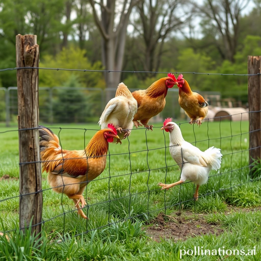 How To Keep Chickens From Jumping Fence?
